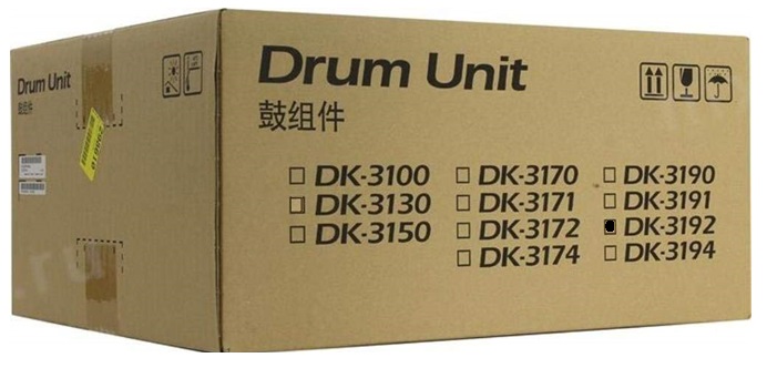 Drum-Cilindro-Tambor para Kyocera M3660idn / DK-3192 | 2111 - Original Drum Unit Kyocera DK 3192 Rendimiento Estimado 500.000 Páginas al 5%. 302T693041 302T693040 2T693040 