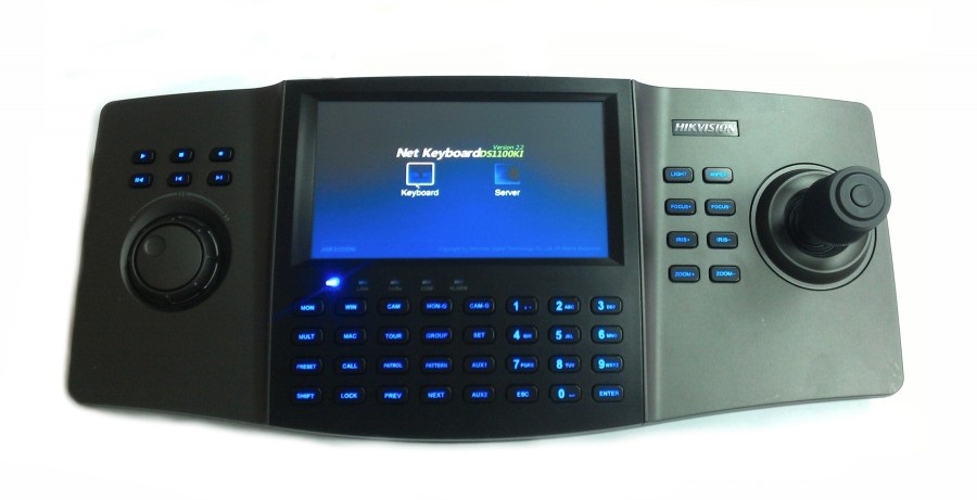 Controlador IP Hikvision DS1100KI - Pantalla LCD Touch | Diseño Ergonomico, Vista en Vivo, Grabaciones en Pantalla Hasta 1080P, Garantía 1 Año