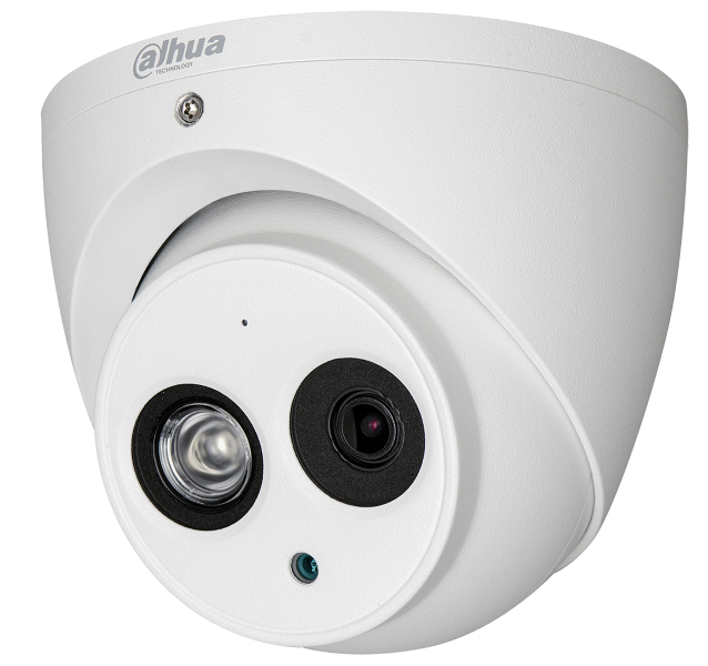Cámara CCTV Tipo Domo 2.0MP Dahua HAC-HDW1200EMN-A | HDCVI, CCTV, 1/2.7'' CMOS, 1920(H)×1080(V), 2MP, Lente 3.6mm, AGC, BLC / HLC / DWDR, Seguridad IP67, Garantía 1 Año