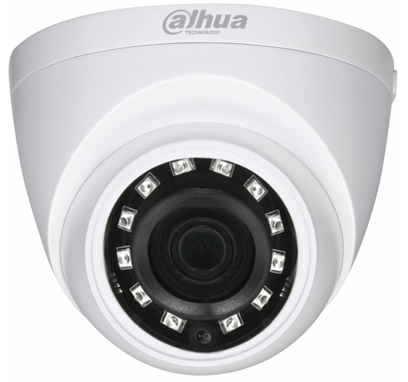 Cámara CCTV Tipo Domo 4.0MP Dahua HAC-HDW1400MN-036 | HDCVI, Metálico 1/3' CMOS, 3,6mm, 12 IR LEDs 30mts alcance., MENÚ OSD, DWDR,Day/Night(ICR), AWB, AGC, BLC, 2DNR, Smart IR, 0.03Lux/F2.0, 0Lux IR on, IP67, DC12V/1Amp.