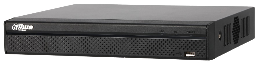 NVR  16-Canales - Dahua NVR2116HS-S2 | NVR Dahua para CCTV, Smart 1U, H.264, Grabación 80Mbps, HDMI & VGA, Audio: 1 Entrada & 1 Salida, Soporta Hasta 1 HDD SATA x 6TB, Garantía 1 Año