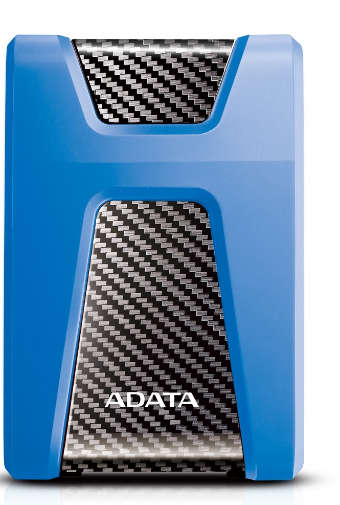 Disco Externo Antigolpes – ADATA HD650 / 1TB | Color Azul, Formato 2.5'', Puerto USB 3.2 (Compatible USB 2.0), Textura Plástico / Silicona Anti-Golpes, Anti-Rayas, Anti-Desgaste, AHD650-1TU31-CBL
