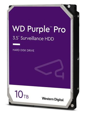 WD Purple Pro WD101PURP 10TB / Disco Duro Videovigilancia | 2305 - Disco Western Digital para Videovigilancia, Formato 3.5'', 7200 rpm, Interface SATA III 6 Gb/s, Caché de 256MB, Velocidad 265 MB/s, Operación 7x24 