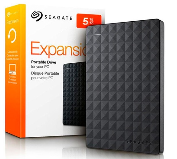 Disco Externo  5TB 2.5'' - Seagate Expansion STEA5000402 | 2203 - Disco Externo Seagate, Formato 2.5'', Interface USB 3.2 / USB 3.1 Gen 1 (USB Micro-B), Alimentado por bus USB, Plug-and-Play, Compatible Windows & Mac 