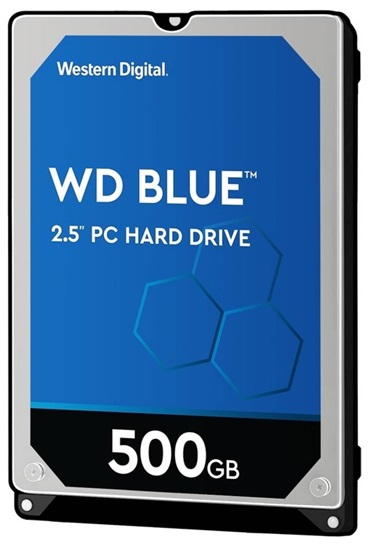 Disco Duro para Portatil - WD Blue  WD5000LPCX / 500GB | Western Digital para PC Portátil, Formato 2.5'', 5400 rpm, Interface SATA III 6 Gb/s, Caché de 16MB, Velocidad 150 MB/s, Bajo consumo de energía