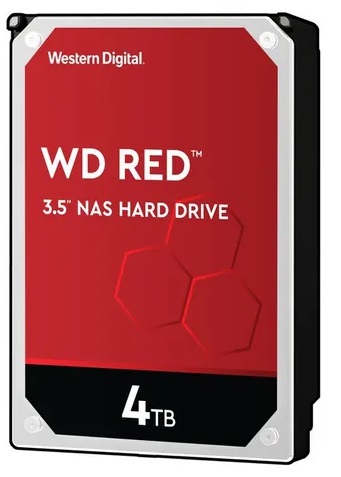 Disco Duro para NAS  4TB - WD Red WD40EFRX | 2203 - Disco Western Digital, Formato 3.5'', Interface SATA III 6 Gb/s, Caché 64MB, 5400 rpm, Velocidad 150 Mbps