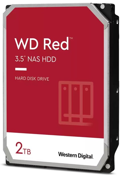 Disco Duro para NAS - WD Red WD20EFAX / 2TB | Western Digital, Formato 3.5'', Interface SATA III 6 Gb/s, Caché 256MB, 5400 rpm, Velocidad 180 Mbps