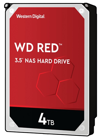 Disco Duro para NAS  4TB - WD Red WD40EFAX | 2203 - Disco Western Digital, Formato 3.5'', Interface SATA III 6 Gb/s, Caché 256MB, 5400 rpm, Velocidad 180 Mbps