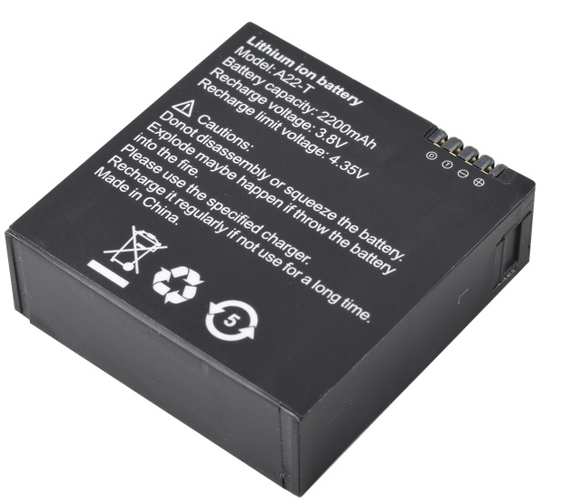 Batería para Body Cam XMRX5 – XMRX5BATTERY / 2200 mAh | 2112 – Batería para Body Cam XMRX5, Voltaje: 3.8v, Voltaje máx.: 4.35v, Capacidad: 2200 mAh, Tamaño: 40 x 40 x 13 mm, Compatibilidad: XMRX5