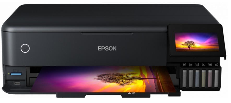 Impresora Epson EcoTank L8180 / C11CJ21301  | 2301 - Multifuncional Color 6-Tintas, Formato A3, Funciones: Impresión, Escaneo y Copiado, Velocidad impresión 32 ppm, Resolución 5.760 dpi x 1.440 dpi, Escaneo 1200 dpi, Tinta T554 T555 C9345 