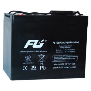Batería 12V/80Ah - Fulibattery FL12800GS AGM | 2110 - Baterias Fulibattery de Plomo-Acido, Regulada por válvula (VRLA), Sellada libre de mantenimiento CEBAT-7225 