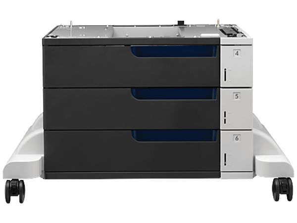 Bandeja de Entrada 1.500 Hojas | HP C1N63A | Alimentador de Papel con Base (Alta Capacidad 3x 500 Hojas) compatible con Impresoras HP Color LaserJet Enterprise M855, M880z MFP