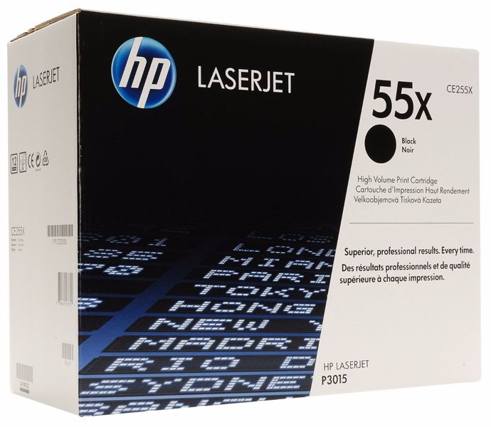 Toner para HP LaserJet M521dn / HP 55X | 2201 - Toner Original HP CE255X Negro. Rendimiento Estimado 12.500 Páginas al 5%.