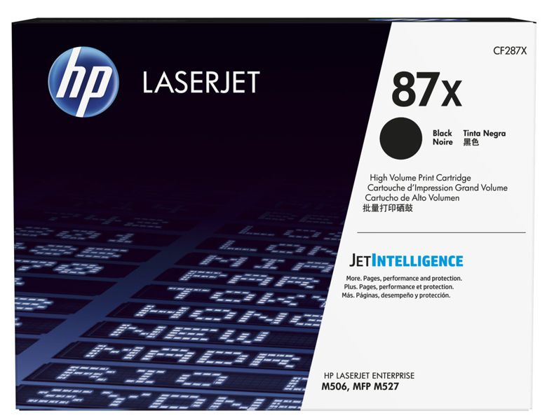Toner para HP M506 / HP 87X | 2405 - Toner CF287X Negro para HP LaserJet Enterprise M506. Rendimiento 18.000 Páginas al 5%.. HP M506dn M506n M506x 