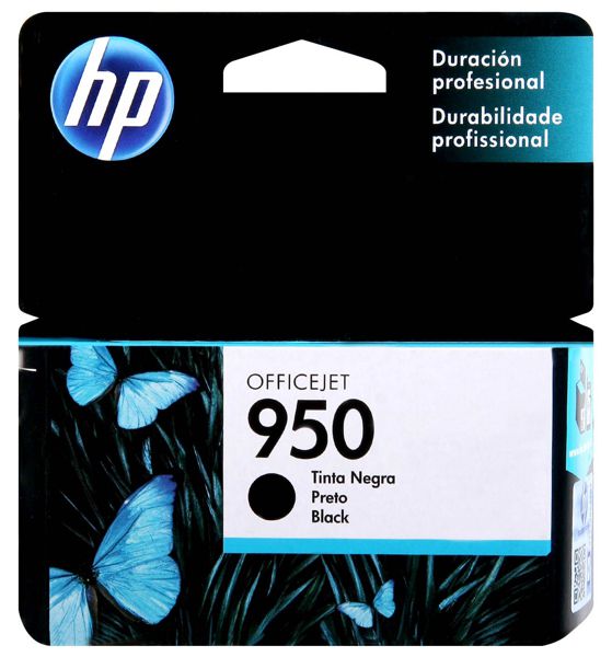 Tinta HP 950 CN049AL Negro / 1k | 2301 - Cartucho de Tinta Original HP CN049AL Negro. Rendimiento Estimado 1.000 Páginas al 5%.