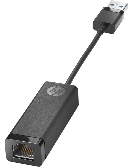 Convertidor de USB 3.0 a RJ-45 Gigabit - HP N7P47AA | Convierte la conexión USB 3.0 de alta velocidad de tu ordenador portátil en una conexión Ethernet 10/100/1000 con el adaptador LAN USB 3.0. Garantía 1 Año.