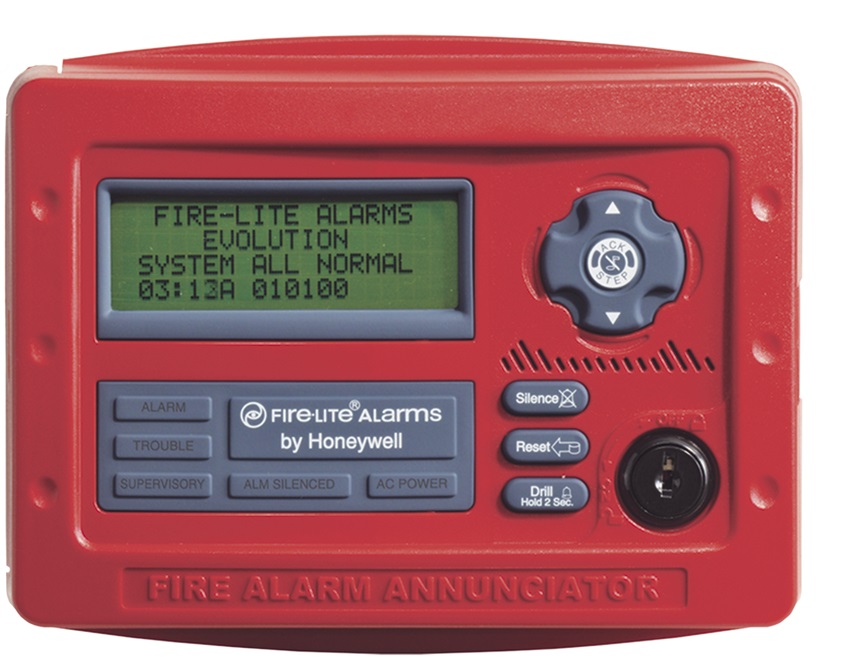Anunciador Serial – Honeywell ANN-80 | 2111 – Anunciador Serial para Paneles Direccionables Fire-Lite, Estándar UL 864, Pantalla LCD retroiluminada de 80 caracteres (20 caracteres x 4 líneas), Montaje semi-empotrado, Voltaje: 18 VDC a 28 VDC