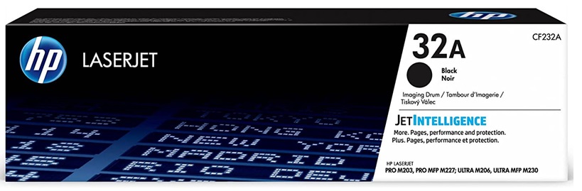 Tambor de Imagenes para HP LaserJet Pro M206dw / HP 32A  | 2203 - Original Drum Imaging HP CF232A Negro. Rendimiento estimado 23.000 Páginas al 5%. 