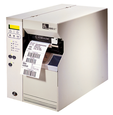  Impresora de Etiquetas Tipo Industrial - Zebra 105SL Plus 102-801-00000 | Transferencia Térmica / Termica Directa, Codigo de Barras 1D & 2D, Resolución 203/300 dpi, Velocidad 305mm/s, Ancho 104mm, Conectividad (USB, Paralelo, Serial, Ethernet)