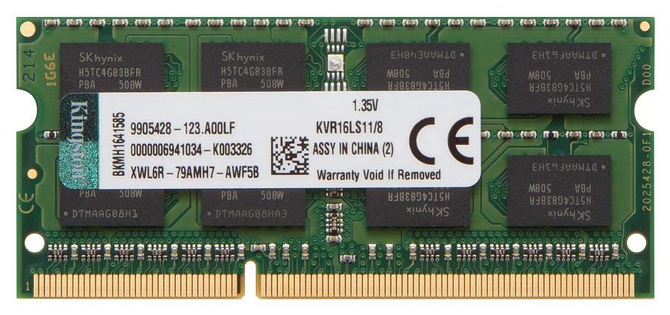 Memoria RAM  4GB para PC Portátil / Kingston | 2312 - Memoria RAM Kingston de 4GB para PC Portátil. Non-ECC Unbuffered SODIMM. Garantía 3-Años