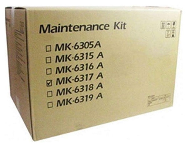 Kit de Mantenimiento para Kyocera TASKalfa TA-5501i / MK-6317A | 2111 - Kit de Mantenimiento Original Kyocera MK 6317A. Incluye: DK-6306 DV-6306 FK-6306B Rendimiento Estimado 600.000 Páginas al 5%. 302LF94060 1702N97US1 