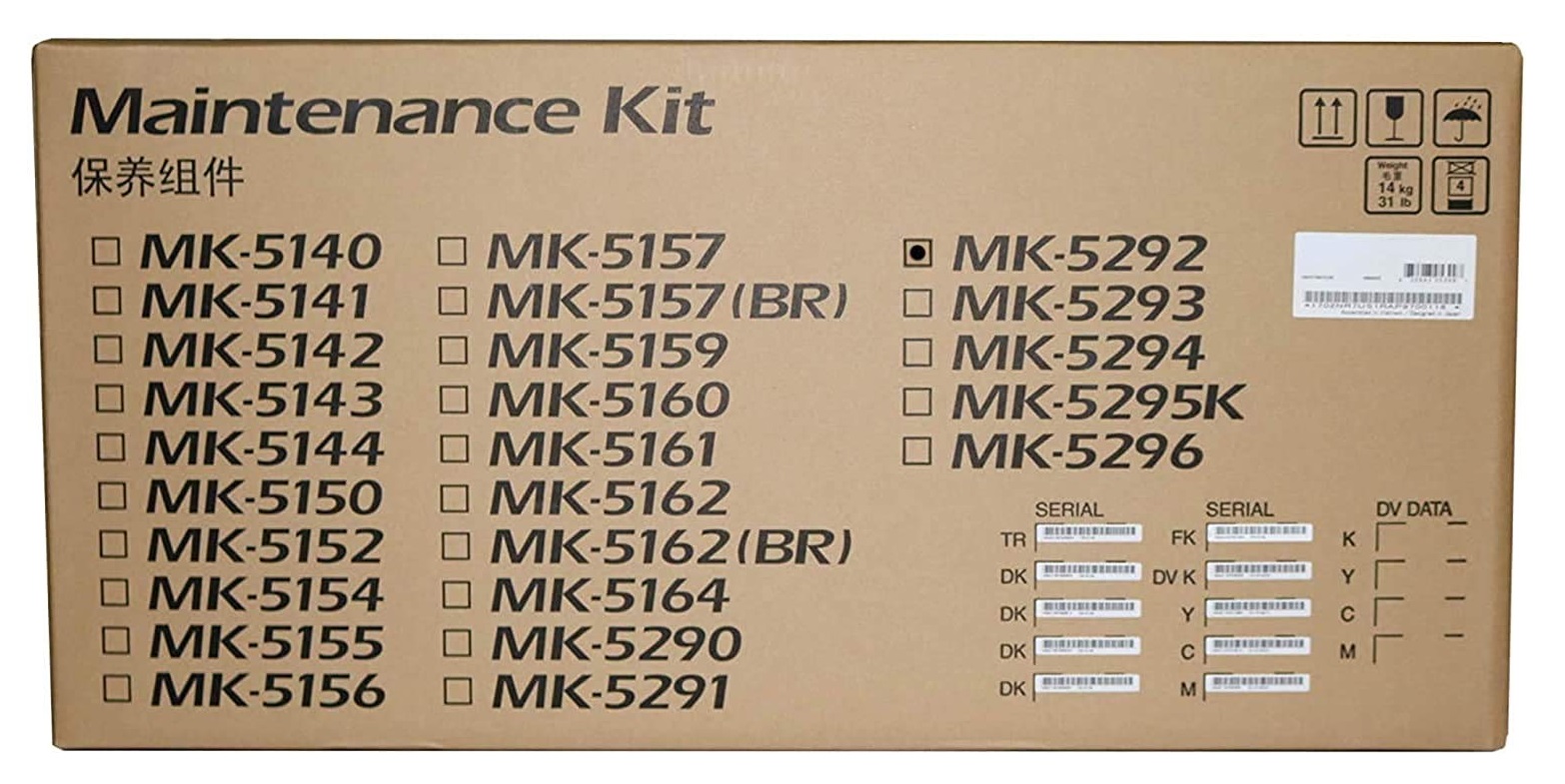 Kit de Mantenimiento para Kyocera FS-P7240cdn | 2404 - Kit de Mantenimiento MK-5292 para Kyocera FS-P7240cdn. Incluye: Unidad de Cilindro, Unidad de Revelado, Unidad Fusora, Unidad Transferencia. 1702TX7US1 1702TX7US0 