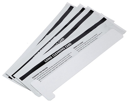 Kit de Limpieza Zebra 105999-311 para impresoras de Tarjetas PVC | El kit incluye 5 tarjetas de limpieza. Para uso con Impresoras Zebra ZC Series: ZC100, ZC300, ZC350..