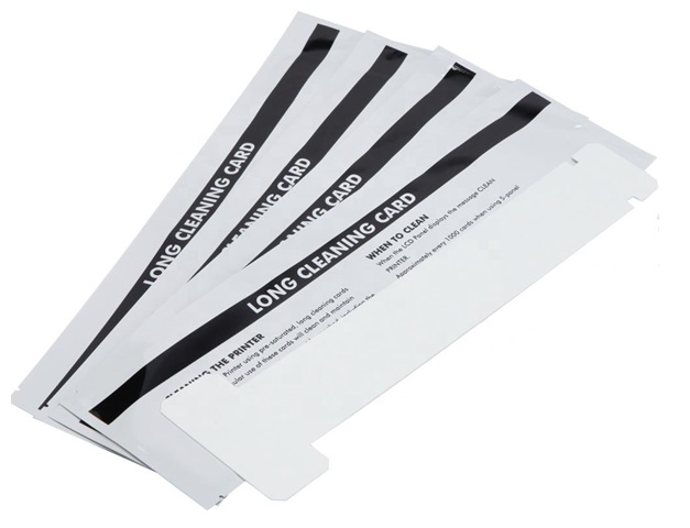 Tarjetas de Limpieza del Rodillo de Transferencia Zebra 105999-805 para impresoras de Tarjetas PVC | Pack x 12 Tarjetas para 240.000 Impresiones. Tarjetas de Limpieza del Rodillo de Transferencia para usar con Impresoras Zebra ZXP Serie 8