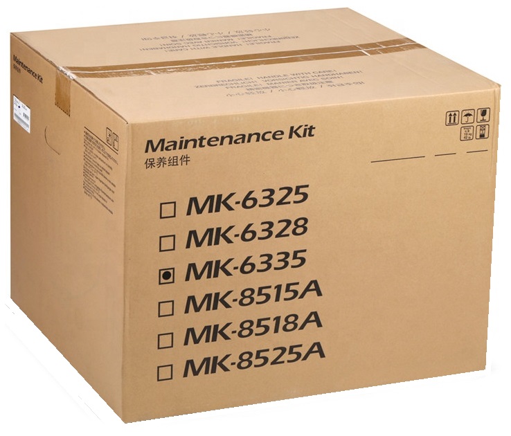 Kit de Mantenimiento para Kyocera FS-P4060dn | 2404 - Kit de Mantenimiento MK-6335 para Kyocera FS-P4060dn. Incluye: Drum DK-8550 Revelador DV-8550K Fuser FK-8550 Transfer TR-6500 Rendimiento 600.000 Páginas. 1702VK0KL0 