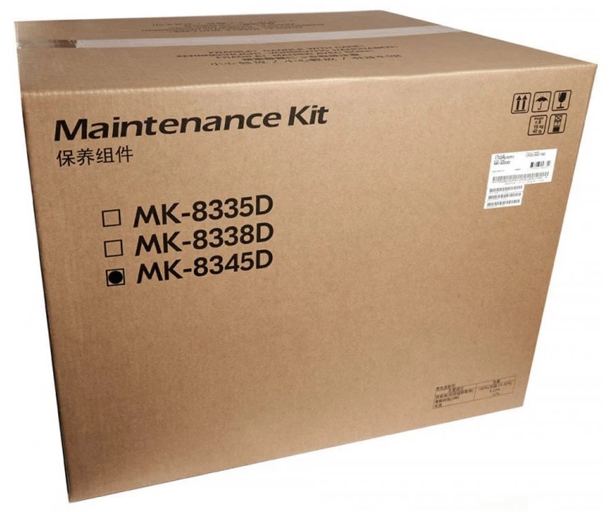Kit de Mantenimiento Kyocera MK-8345D / 600k | 2404  – Kit de Mantenimiento Kyocera MK-8345D. Incluye: FK-8360 Fuser Unit, DV-8360K Developer Unit, TR-8560 Transfer Unit. Rendimiento 600.000 Páginas. TA-2554ci TA-3554ci 1702YP0KL0