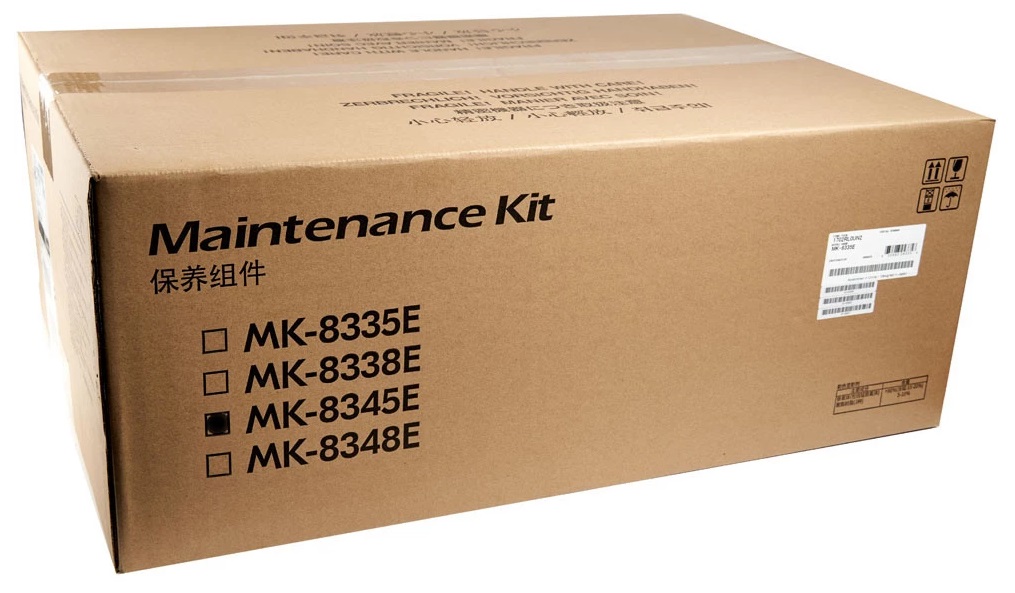 Kit de Mantenimiento Kyocera MK-8345E / 600k | 2404 – Kit de Mantenimiento Kyocera MK-8345E. Incluye: 3x Developer Unit (DV-8360C, DV-8360M, DV-8360Y). Rendimiento 600.000 Páginas. TA-2554ci TA-3554ci 1702YPOKL1 
