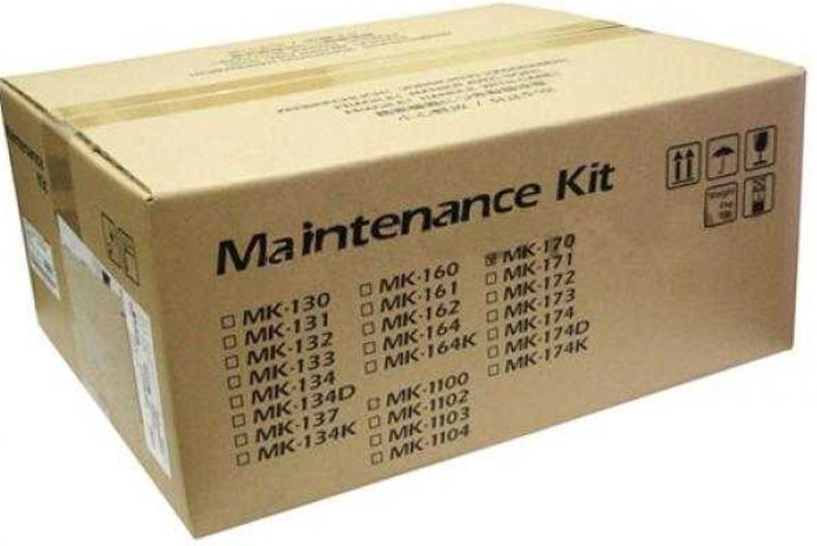 Kit de Mantenimiento Kyocera MK-162 / 100k | 2404 - Kit de Mantenimiento Kyocera MK-162. Incluye: Unidad de Cilindro, Unidad de Revelado. Rendimiento 100.000 Páginas al 5%. DK-150 DV-162 FS-1120D 1702LY7US0 