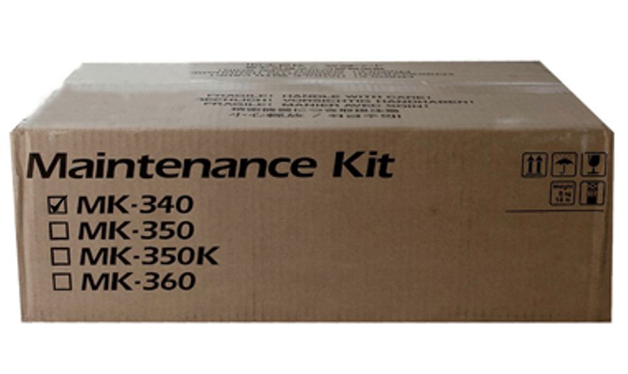 Kit de Mantenimiento Kyocera MK-340 / 300k | 2404 - Kit de Mantenimiento Kyocera MK-340. Incluye: DK-320 Drum, DV-342 Revelador, FK-340 Fusora. Rendimiento 300.000 Páginas. FS-2020D 1702J07US0 