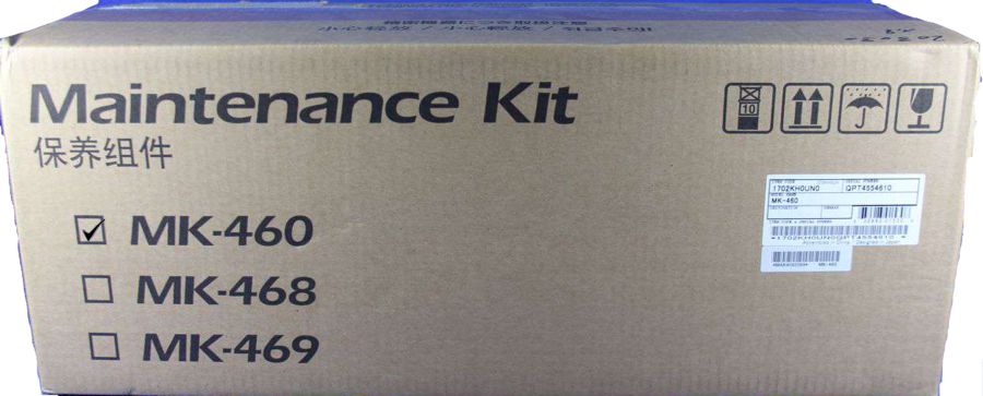 Kit de Mantenimiento Kyocera MK-460 / 150k | Original Maintenance Kit Kyocera MK-460. Incluye: Unidad de Cilindro. Rendimiento Estimado 150.000 Páginas con cubrimiento al 5%. MK460, MK 460 