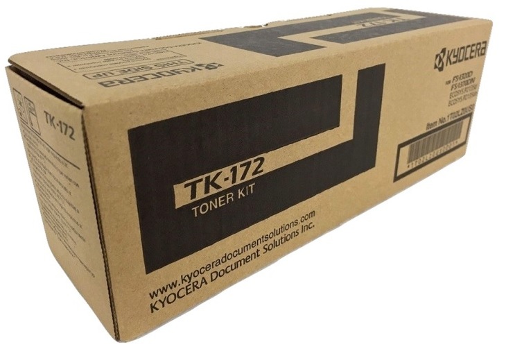 Toner para Kyocera FS-1370DN / TK-172 | Original Black Toner Kyocera TK-172. Rendimiento Estimado 7.200 Páginas al 5%.