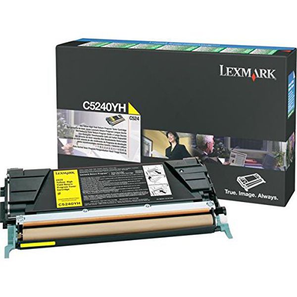 Toner para Lexmark C524 - C5240YH | Original Toner Lexmark C5240YH Amarillo 