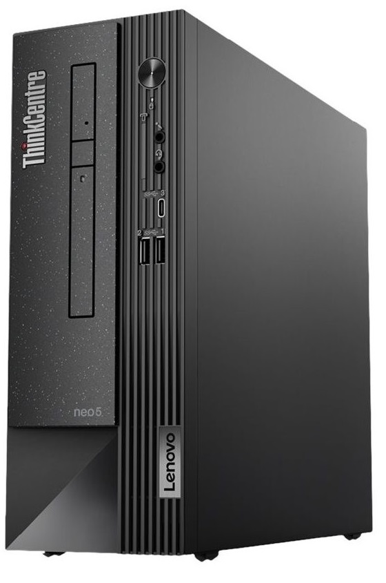 PC Core i5-12400 / Lenovo ThinkCentre Neo 50s SFF | 2308 - 11SWS0N700 / PC Lenovo Neo 50s con Procesador Intel Core i5-12400 / 6-Core, Memoria RAM 8GB, SSD 128GB + HDD 1TB, DVD±RW, RJ45-Port, Video HDMI, DisplayPort & VGA, Windows 11 Pro 