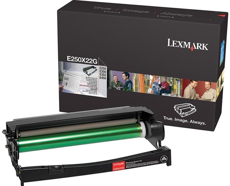 Kit Fotoconductor para Lexmark E350 - E250X22G | Original Photoconductor Kit Lexmark E250X22G. Rendimiento Estimado 30.000 Páginas con Cubrimiento al 5%. E250X22G