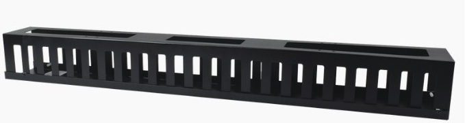 Kit Organizador Vertical – LinkedPro LPCV-48S | 2112 - Kit organizador vertical de cable sencillo para rack abierto de 48 unidades, Incluye: 2 piezas x Organizador Vertical de 24 Unidades (LPCV24URL) / 1 Juego de Tornillería para Instalación