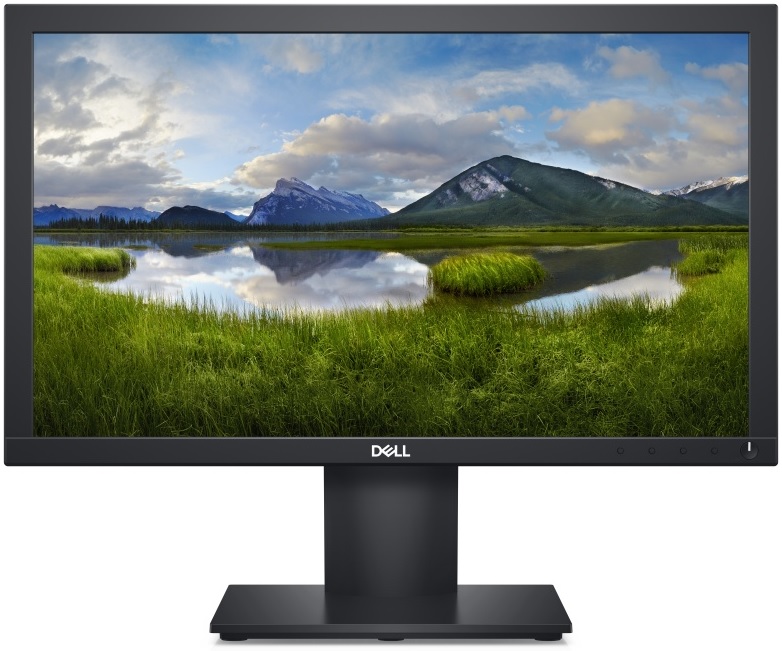 Dell E1920H / 19'' HD | 2204 - Monitor con Tecnología LCD con retroiluminación LED, Area Visible 18.5'', Panel TN, Puertos: VGA & DisplayPort 1.2, Resolución: 1366 x 768 a 60Hz, Relación de contraste estático: 600:1, Brillo 200 cd/m²