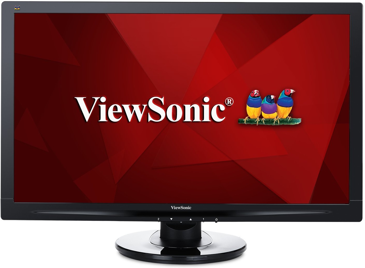 Monitor para PC 24'' Full HD - ViewSonic VA2446mh-LED | Área Visible 23.6'', Panel MVA, Resolución 1920 x 1080, Contraste Estático 3.000:1, Contraste Dinámico 50.000.000:1, Fuente de Luz LED, Brillo 300 cd/m2, Puertos: VGA & HDMI, Audio 2.5W (x2)