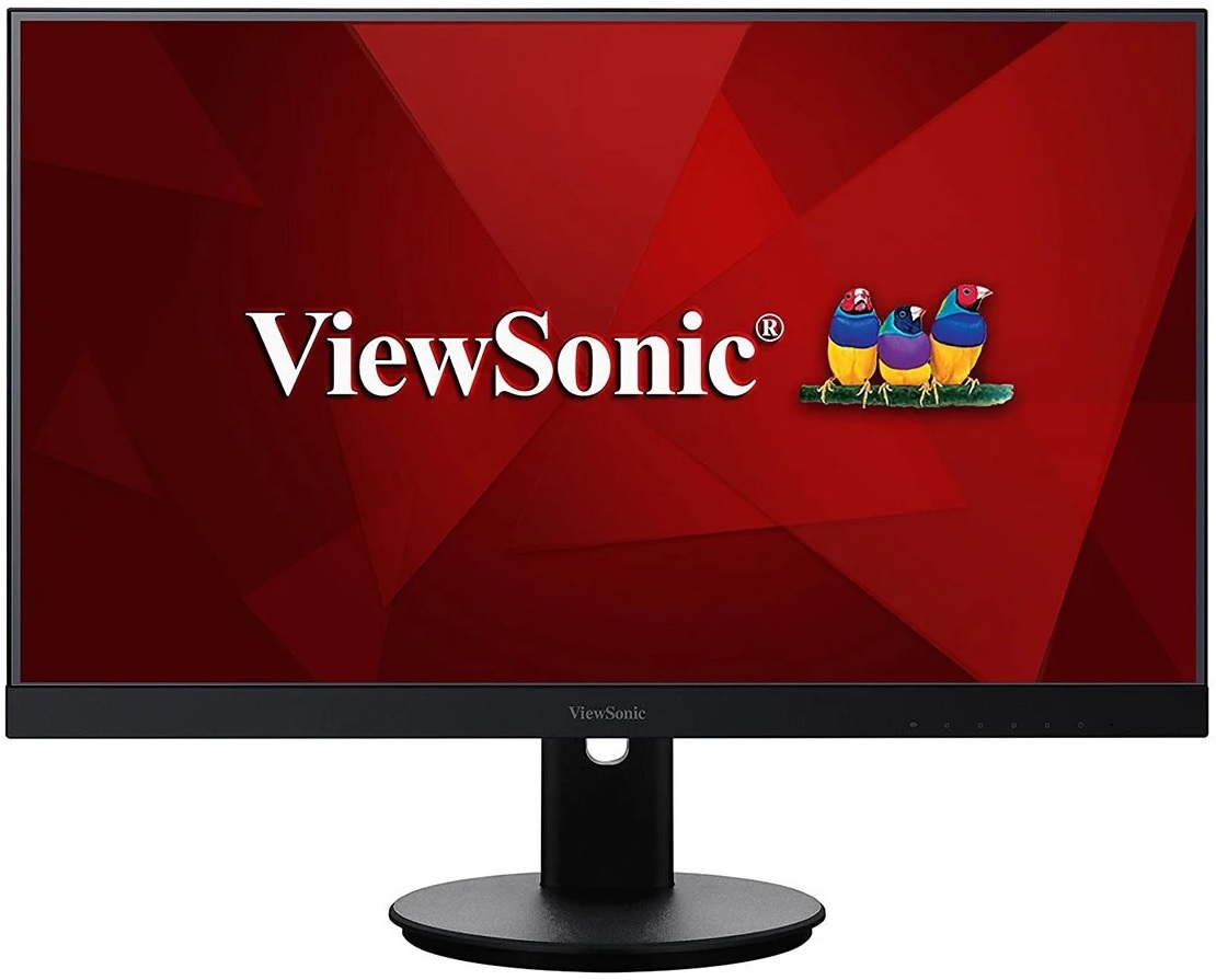 Monitor para PC 27'' Full HD - ViewSonic VG2739 | Panel MVA, Resolución 1920x1080, Contraste Estático 3.000:1, Fuente LED, Brillo 300 cd/m2, Puertos (USB, DisplayPort, VGA, HDMI), Opciones de: Inclinación, Pivote, Giro y Ajuste de altura