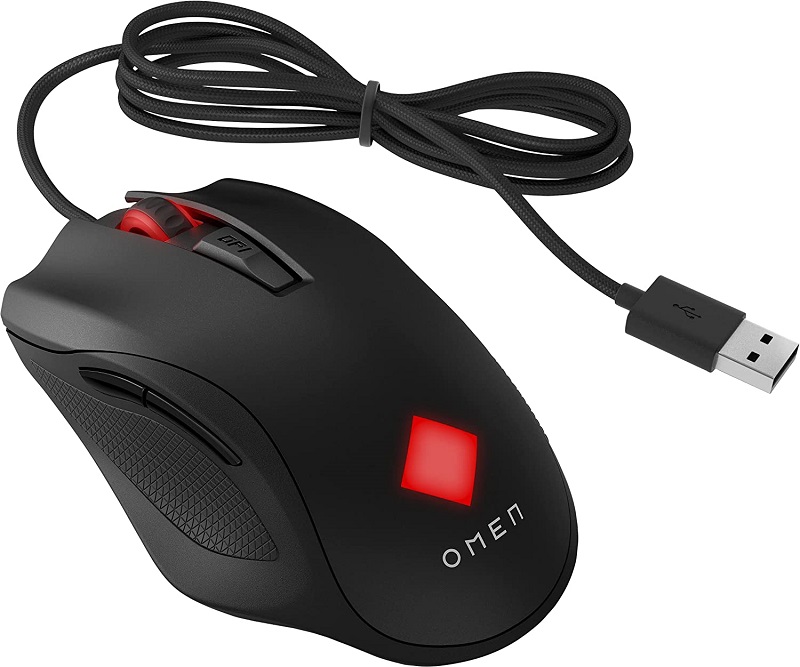 Mouse Gaming - HP Omen Vector | 2207 - 8BC53AA#ABL / Mouse alámbrico Omen Vector para juegos, Sensor de radar 3 Omen de grado E deportivo, Resolución: 16000 DPI, 450 IPS, Conexión USB 
