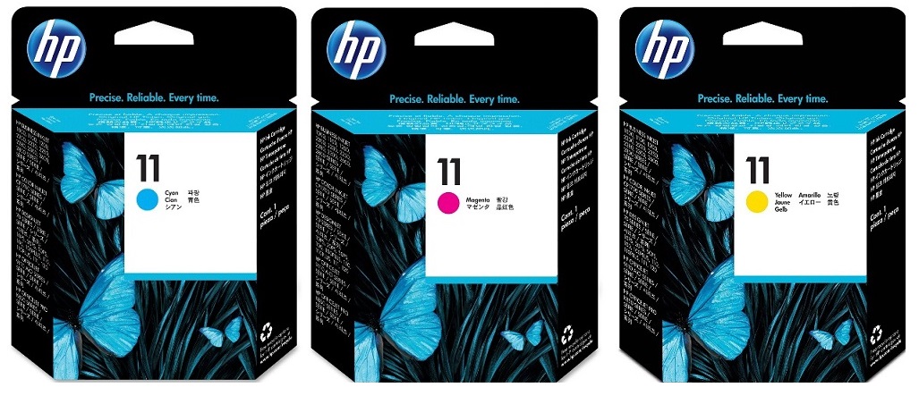 Cabezales para Plotter HP DesignJet 120 / HP 11 | Original Printhead HP-11. El Kit Incluye: C4811A C4812A C4813A HP11  