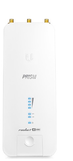 Rocket PRISM AC-Gen2 - BaseStation Ubiquiti 5Ghz / 500 Mbps | 2109 - Modos de operación: Access Point y Estación, 1-Puerto Gigabit Ethernet, Atheros MIPS 74Kc de 720 MHz, Memoria RAM 128MB, Garantía 1-año.