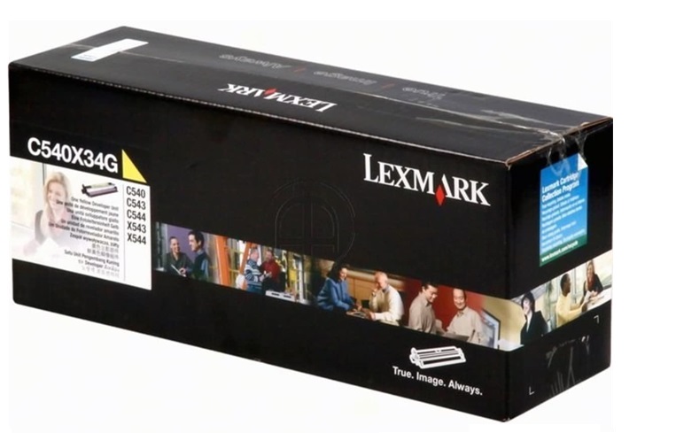 Revelador Lexmark C540X34G Amarillo / 30k | 2202 - Original Lexmark Developer. Rendimiento Estimado 30.000 Páginas al 5%. 