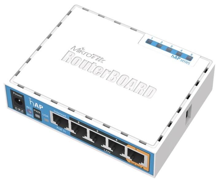 RouterBoard Inalambrico  5-Puertos - MikroTik RB951UI-2ND | 2109 - Router/AP con Wi-Fi 802.11n Gen 4, Velocidad 300Mbps, 5-Puertos de Red 10/100, 1-Puerto USB compatible con 3G / 4G, Procesador QCA9531 de 650Mhz, Memoria RAM de 64GB, Memoria Flash de 16MB