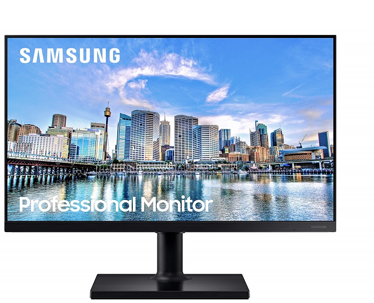 Monitor Full HD 24'' - Samsung FT245 / LF24T452FQNXGO | 2204 - Monitor para PC de 24‘’, Panel IPS, FHD 1920 x 1080, 16: 9, Brillo: 250 nit, Contraste: 1000: 1, Ángulo de visión (H/V): 178°, 2x USB/ 2x HDMI/ 1x DisplayPort