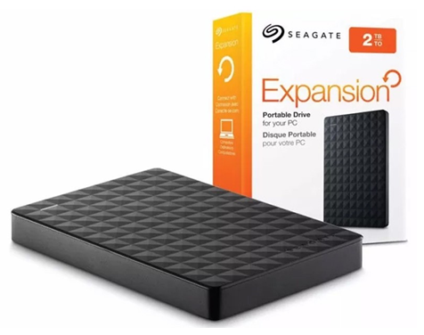Disco Externo 2.5'' - Seagate  STEA2000400 / 2TB | Seagate Expansion, Formato 2.5'', Interface USB 3.2 / USB 3.1 Gen 1 (USB Micro-B), Alimentado por bus USB, Plug-and-Play, Compatible Windows & Mac 