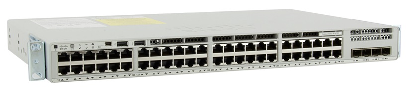 Switch 48 Puertos - Cisco Catalyst 9200L | 2211 - C9200L-48T-4G-E / Switch Apilable con 48 Puertos LAN Gigabit, 4 Puertos SFP Gigabit, Capa 3, Conmutación 104 Gbps, Procesamiento 154.76 Mpps, Apilamiento 80Gbps, Memoria RAM 2GB, MAC 16K, Jumbo Frame 9K